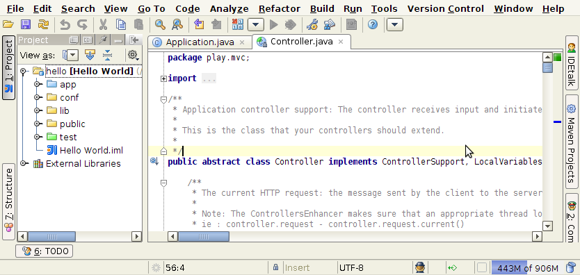 Complete Play Framework Integration
